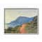 Stupell Industries Cliff Road Ocean Mountain Landscape Monet Classic Painting in Gray Frame Wall Art